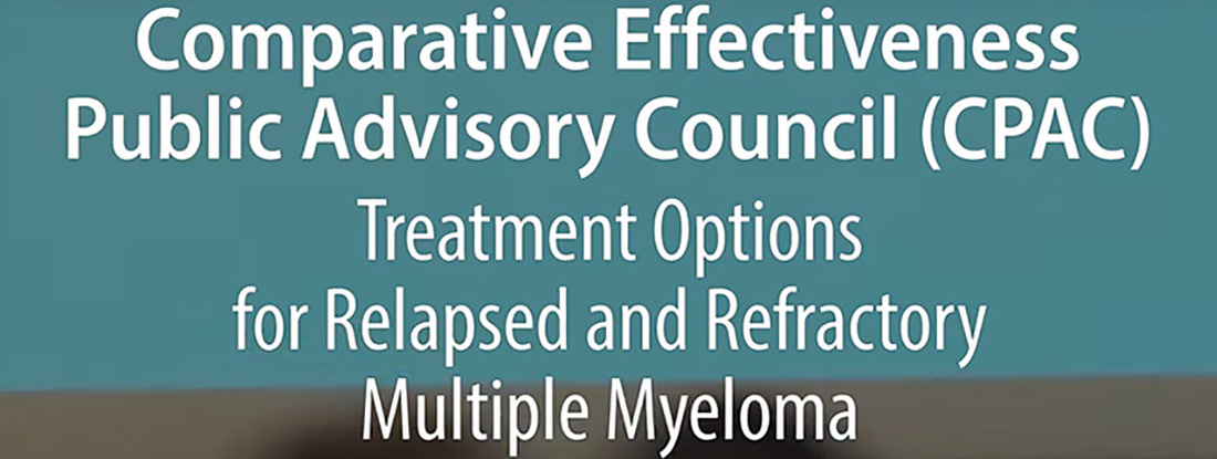 Comparative Effectiveness Public Advisory Council banner