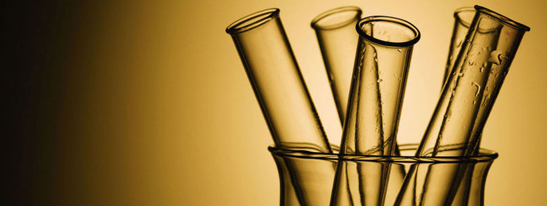 Test tubes in a beaker