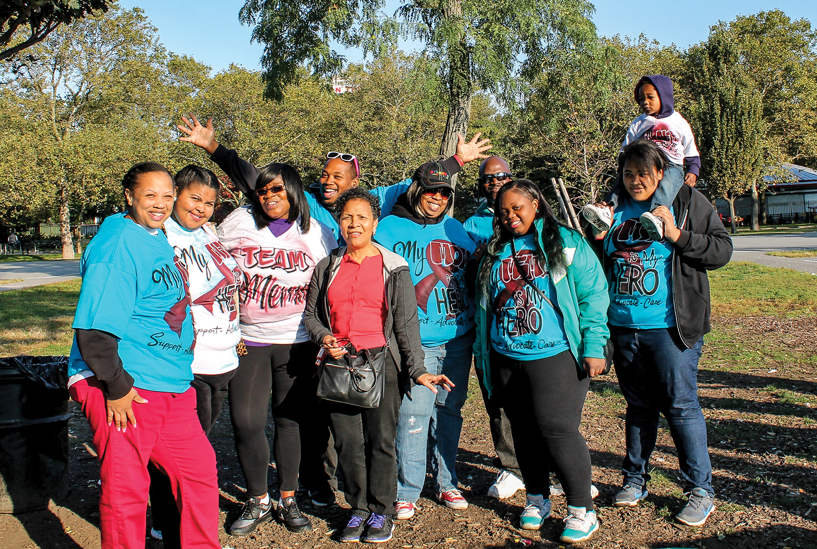 Walk for myeloma with mostly African American participants