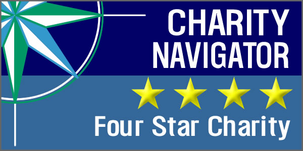 Charity Navigator four star logo