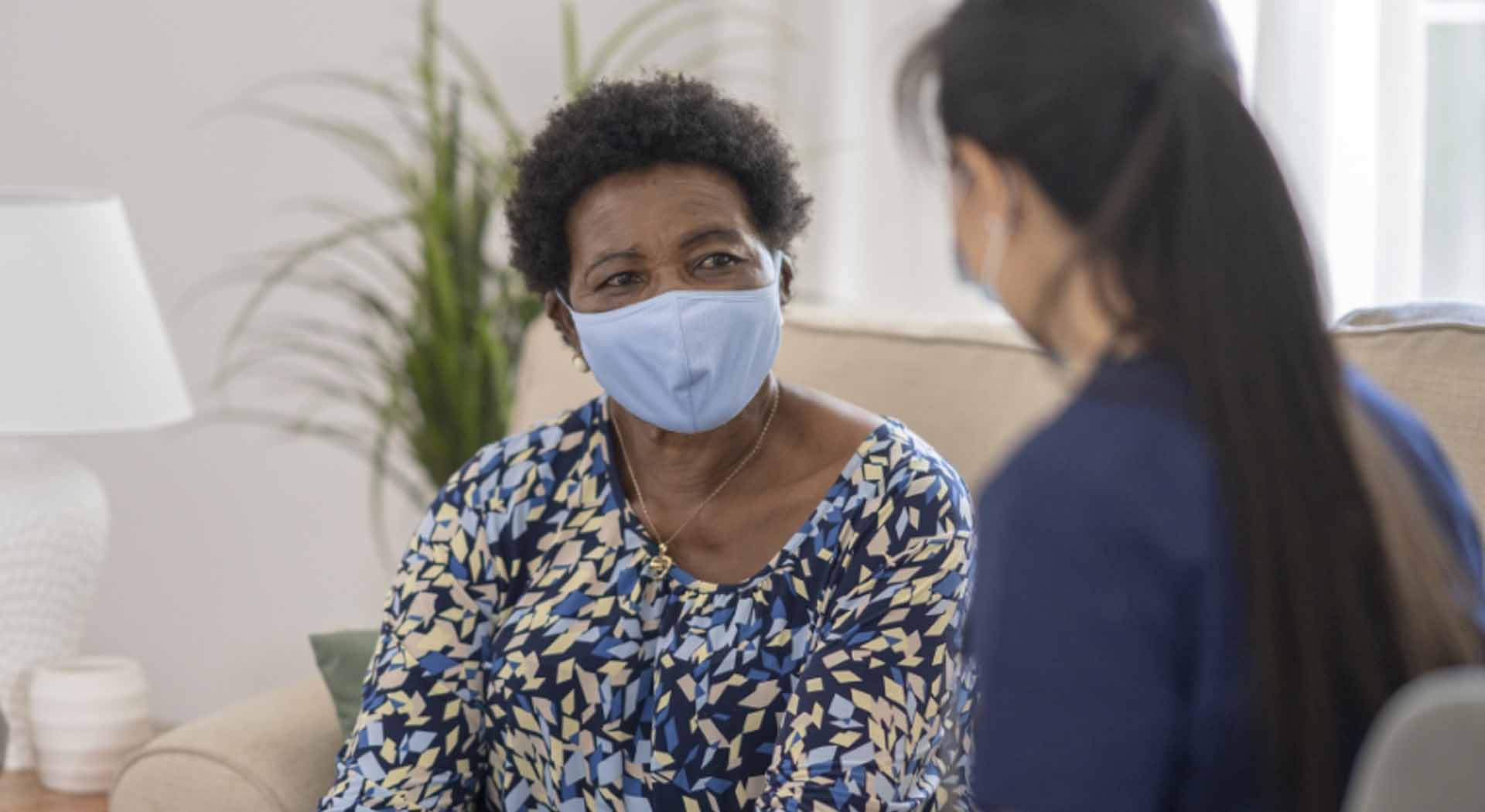 patient and nurse talking