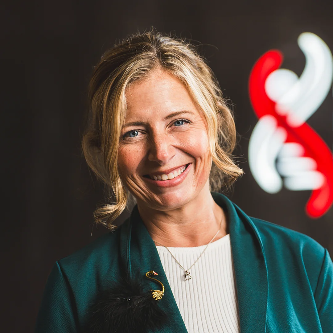 IMF Director of Support Groups Becky Bosley