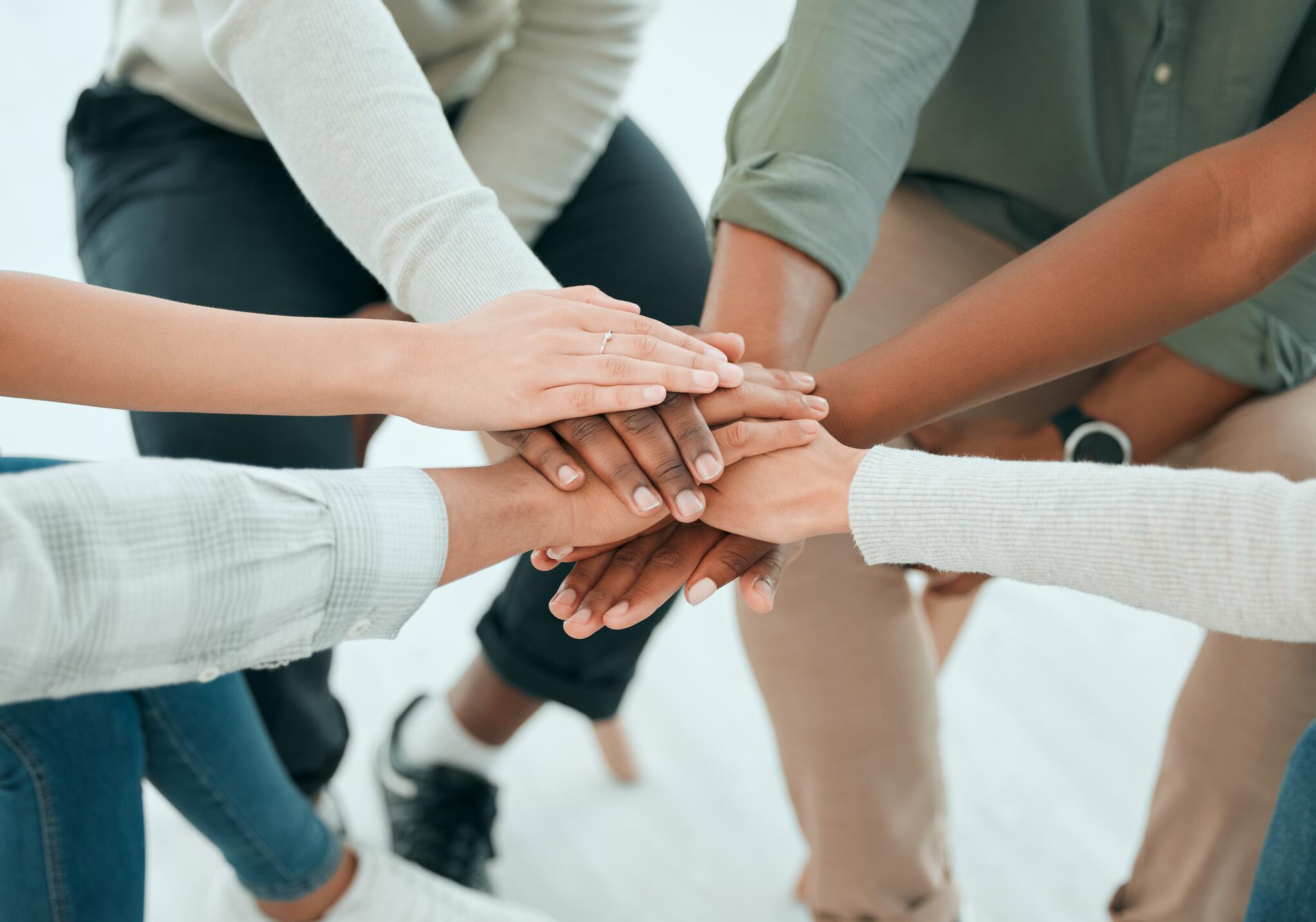 hands all together