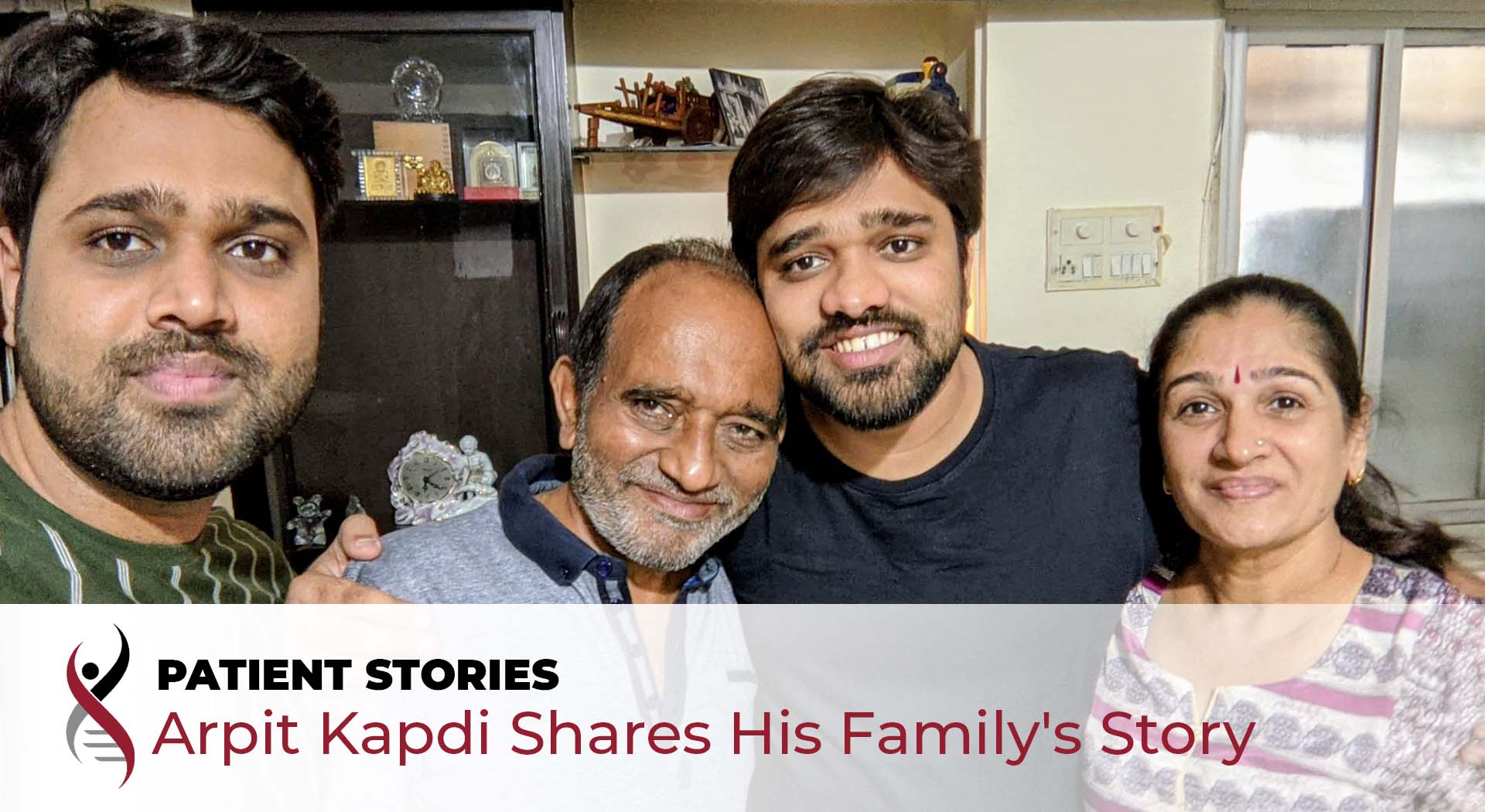 Arpit Kapdi and his family