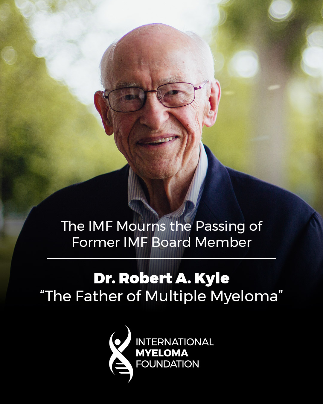 The IMF sends its deepest sympathies, thoughts, and prayers to Dr. Kyle’s family members, friends, colleagues, and loved ones. 