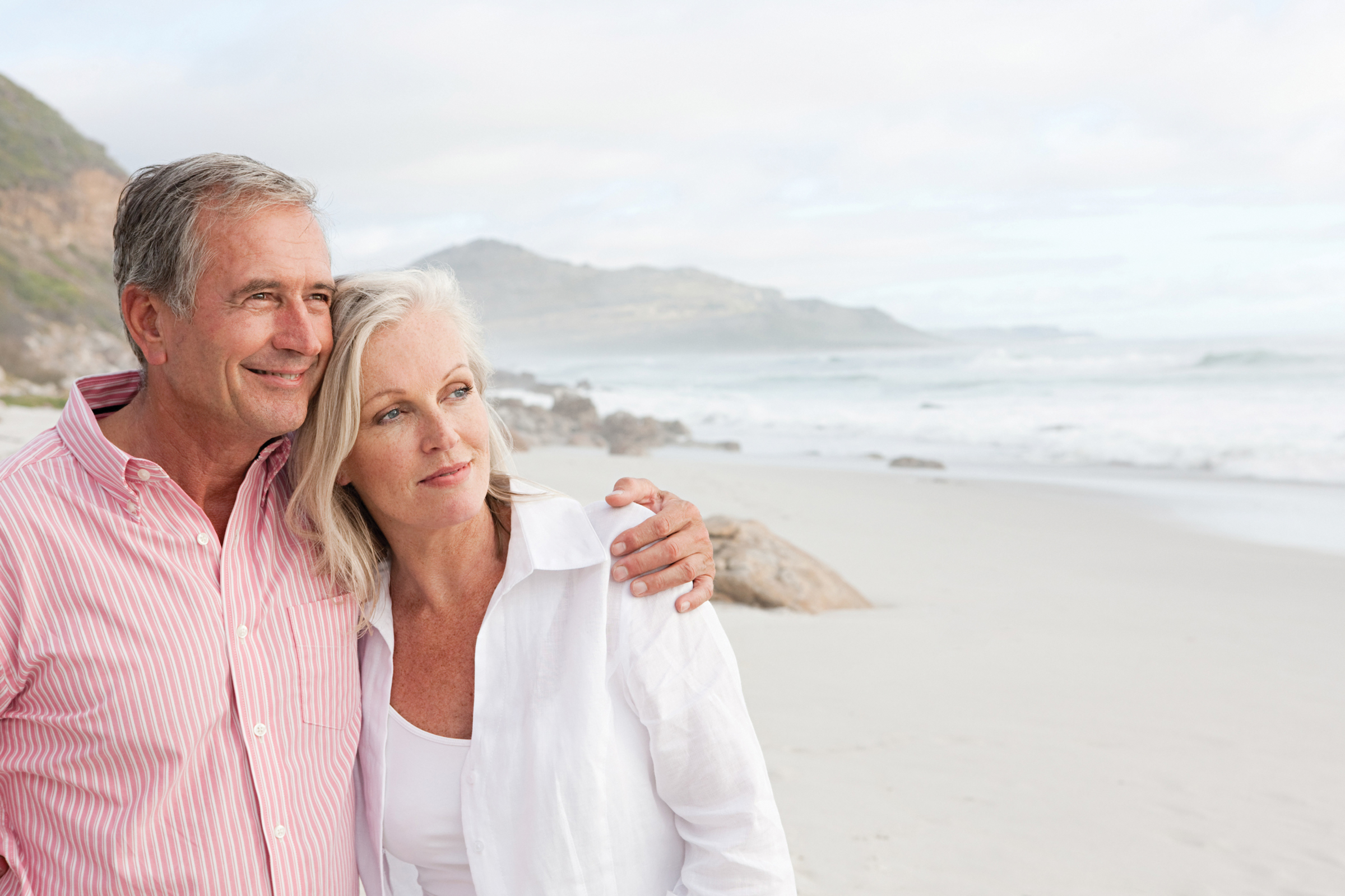 couple looking at beach cover