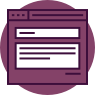 Clip art of a webpage