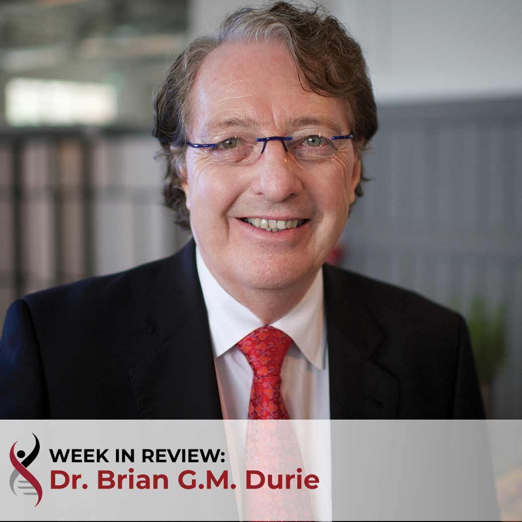 Dr. Brian G.M. Durie's Week in Review Myeloma Blog