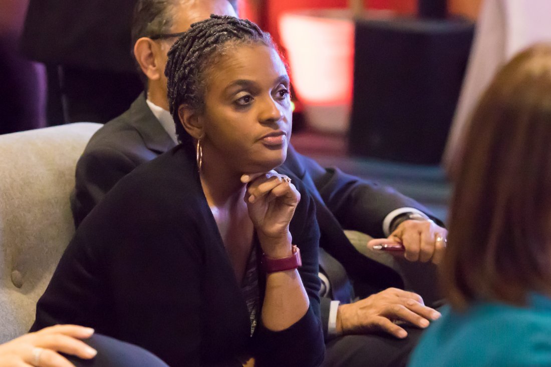 Tiffany Williams in a conference setting