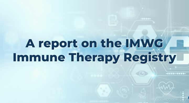 IMWG Immune Therapy Registry