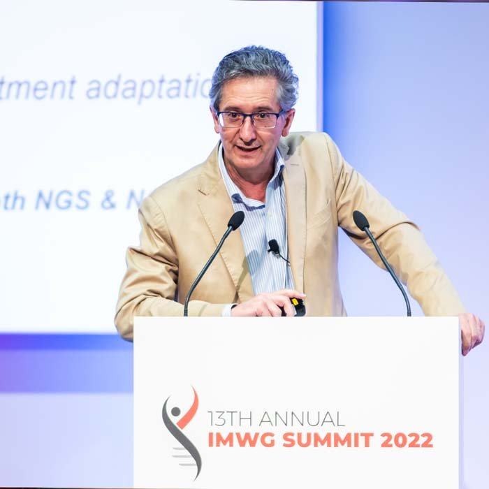 Dr. Jesus San-Miguel presents at the 2022 IMWG Summit