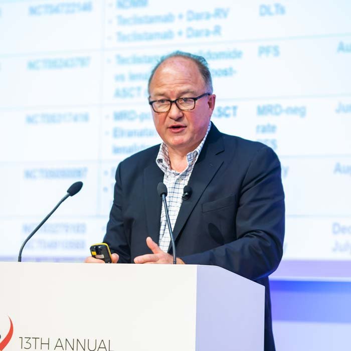 Dr. Paul G. Richardson presents 2022 results of the Determination trial.