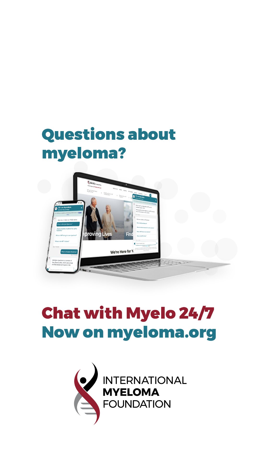 Myelo, your friendly multiple myeloma AI chatbot