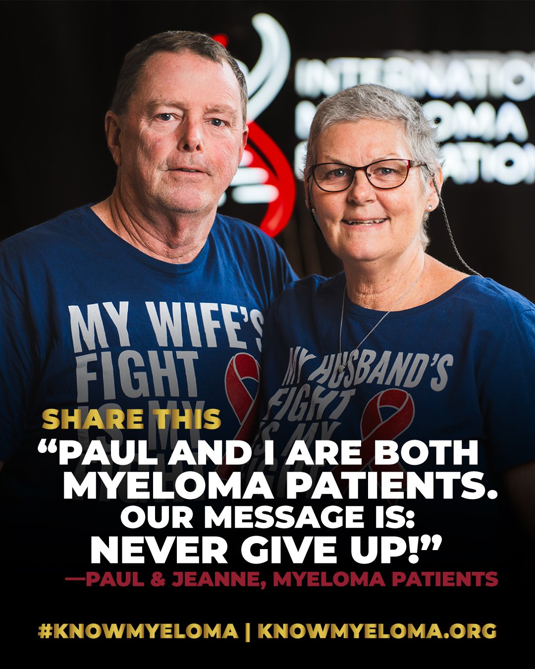 Blood Cancer Awareness Month: "Never Give Up."
