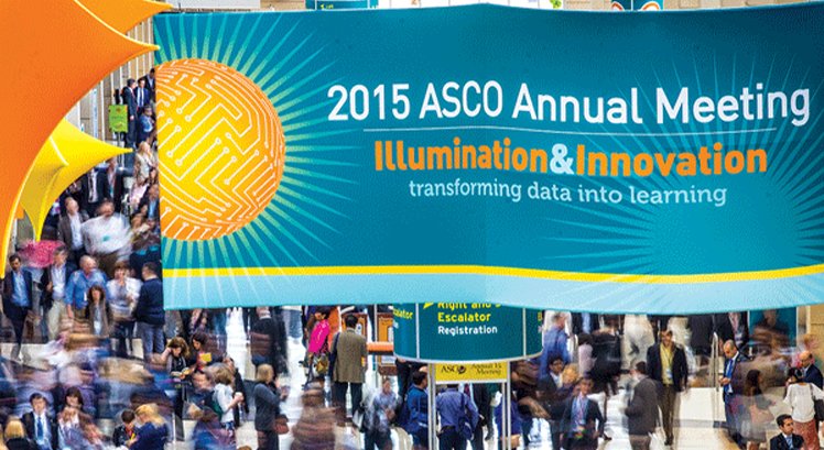 ASCO 2015 convention hall banner