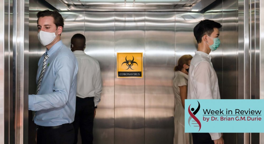 people on elevator after covid 19