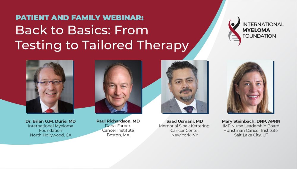 patient family webinar back to basics graphic
