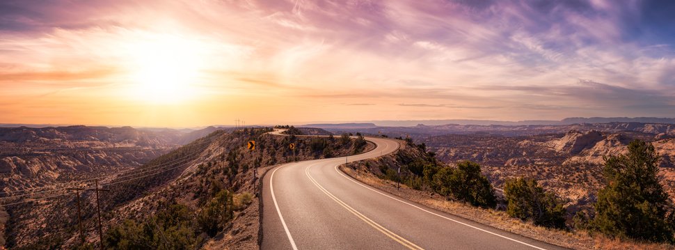 a winding road