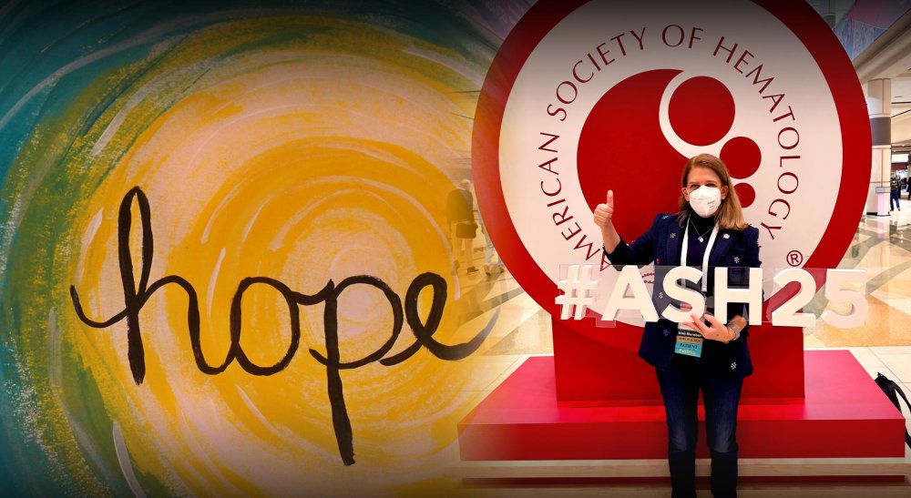 Myeloma Patient Terry Glassman at the American Society of Hematology meeting