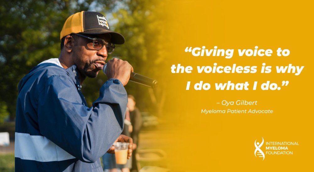oya gilbert hip hop artist and myeloma patient