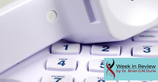 white telephone landline