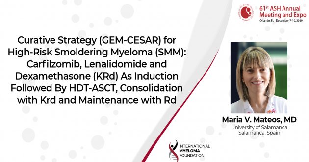 Dr. Maria Victoria Mateos GEM-Cesar ASH 2019