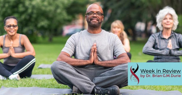 People Meditating Outdoors