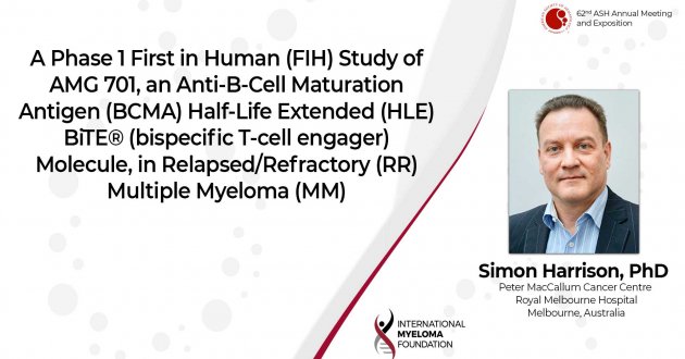 A phase 1 Study of AMG701 in Relapsed Refractory Multiple Myeloma