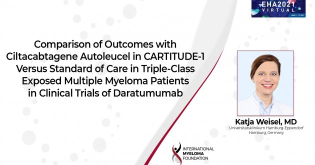EHA 2021 Cilta-Cel vs standard of care in CARTITUDE-1 study