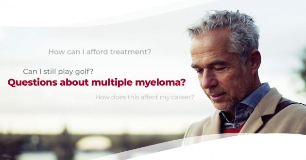 A man has questions about multiple myeloma