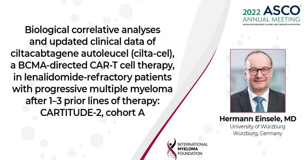 CARTITUDE-2 Cohort A: Updated Clinical Data on Cilta-Cel Presented at ASCO 2022