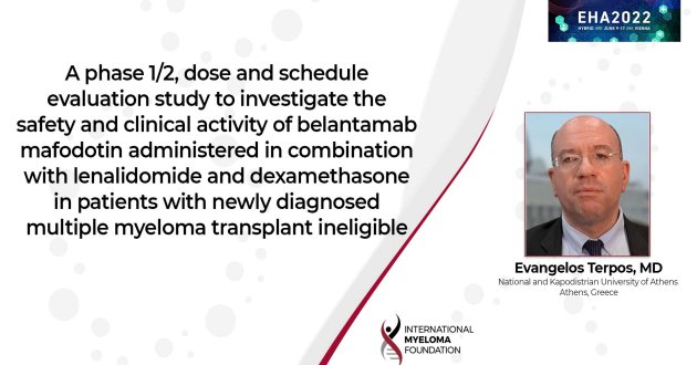 Safety and Efficacy of Belantab Mafodotin + Rd at EHA22