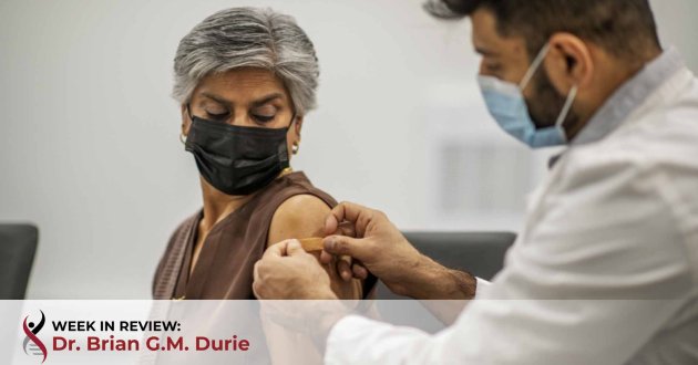 lady getting vaccinated