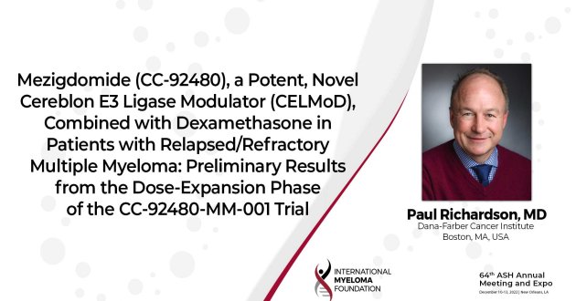 Dr. Paul Richardson's ASH Abstract on Mezigdomide