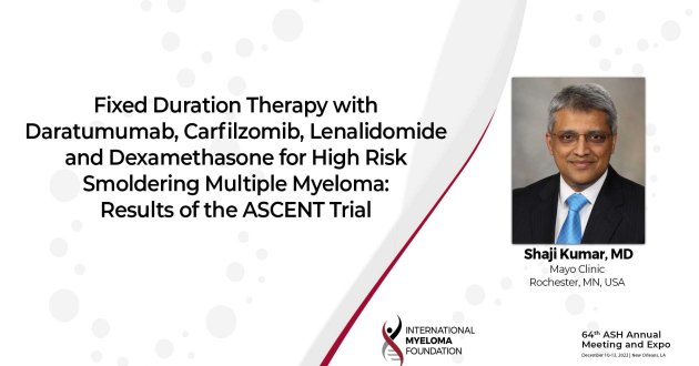Dr Shaji Kumar ASH abstract on the ASCENT trial