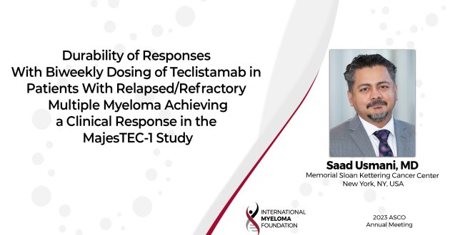 ASCO23- Dr. Saad Usmani on MajesTEC-1