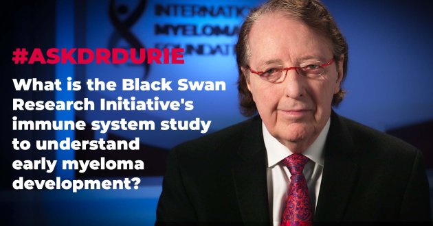 How is the Black Swan Research Initiative Approaching Early Myeloma Development? 