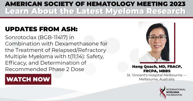 Sonrotoclax (BGB-11417) in Combination with Dexamethasone for the Treatment of Relapsed/Refractory Multiple Myeloma with t(11;14): Safety, Efficacy, and Determination of Recommended Phase 2 Dose