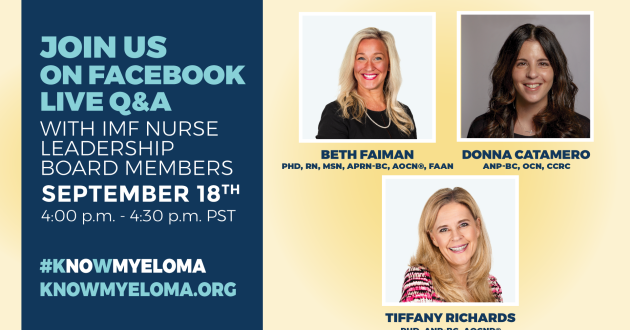 The Nurse Leadership Board answers myeloma questions 