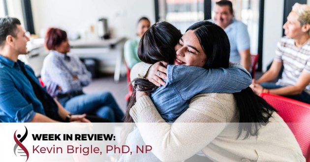 Diverse individuals in a support group