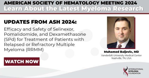 ASH24 KOL New Treatment Option for Relapsed Multiple Myeloma