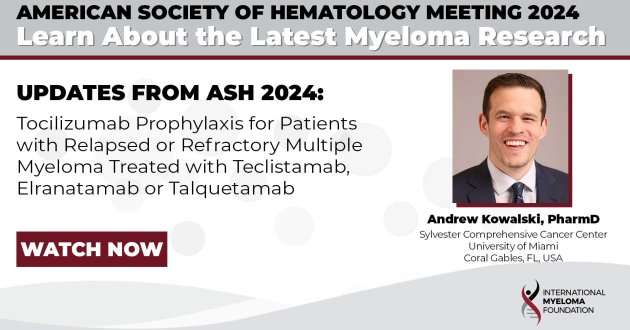 Tocilizumab's Role in Protecting Multiple Myeloma Patients on Bispecific Antibody Therapy