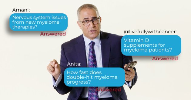 Smoldering Myeloma vs. Double-Hit, Supplements & Nerve Effects | Top Myeloma Questions Answered 
