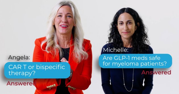IMF Nurse Leadership Board members Beth Faiman and Sam Shenoy answer questions from the myeloma community.