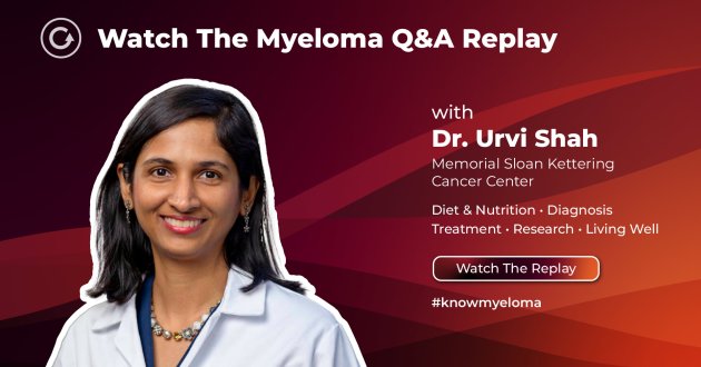  Replay the Facebook Q&A with Dr. Urvi Shah | September Blood Cancer Awareness Month #KnowMyeloma