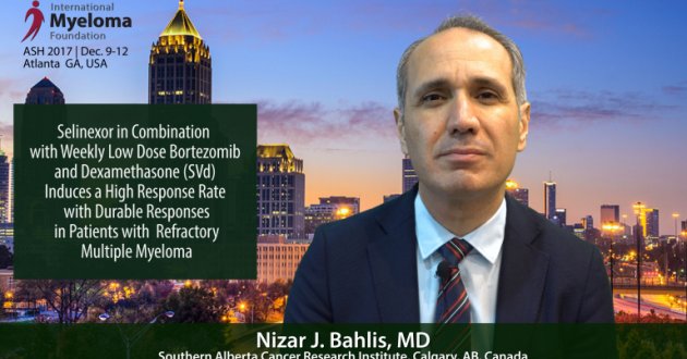 Dr. Nizar Bahlis at the 2017 ASH convention