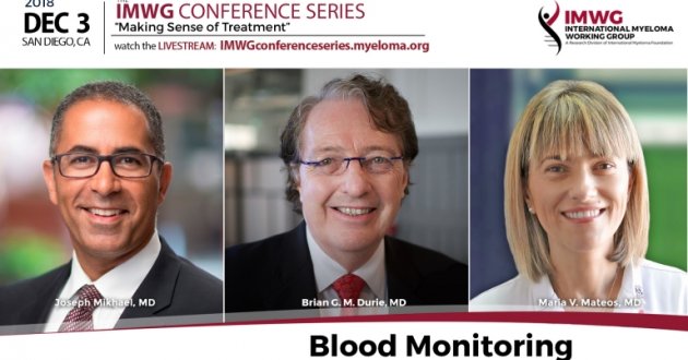 Dr. Durie, Dr. Mikhael and Dr. Mateos.
