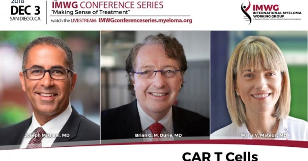 Dr. Brian Durie, Dr. Joseph Mikhael and Dr. Maria Victoria Mateos