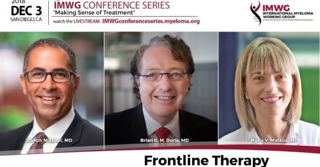 Dr. Durie, Dr. Mikhael and Dr. Mateos.