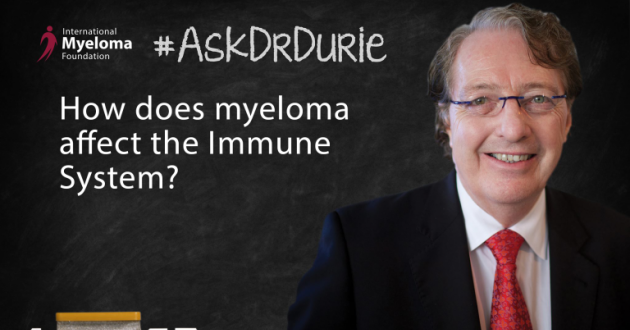  Dr. Durie discusses myeloma affect on the immune system.